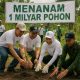 Ilustrasi: Foto Gerakan Menanam 1 Miliar Pohon.