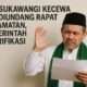Ilustrasi: MUI Kecamatan Sukawangi menunjukkan ekspresi kecewa usai tidak menerima undangan resmi dalam rapat minggon kecamatan.