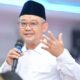 Foto: Mendikdasmen Abdul Mu’ti, sekolah yang belum terakreditasi dan tak punya fasilitas lengkap tidak bisa adakan TKA sendiri. Harus gabung ke sekolah lain.