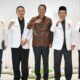 Menkum Supratman Andi Agtas bersama pengurus PKS yang dipimpin Presiden PKS Almuzzammil Yusuf.