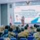 Bupati Karawang H. Aep Syaepuloh meresmikan peluncuran platform digital SIMPELIN dalam acara Sosialisasi Persiapan Pensiun ASN di Aula Husni Hamid, Senin (7/7/2025).
