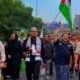 Ratusan warga Bekasi turun ke jalan dalam Pawai Akbar FUKHIS, serukan kemerdekaan Palestina.
